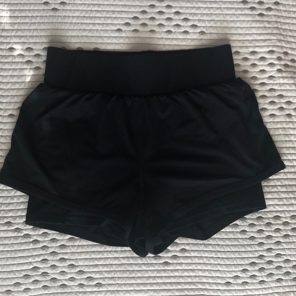 Fabletics double layered running shorts